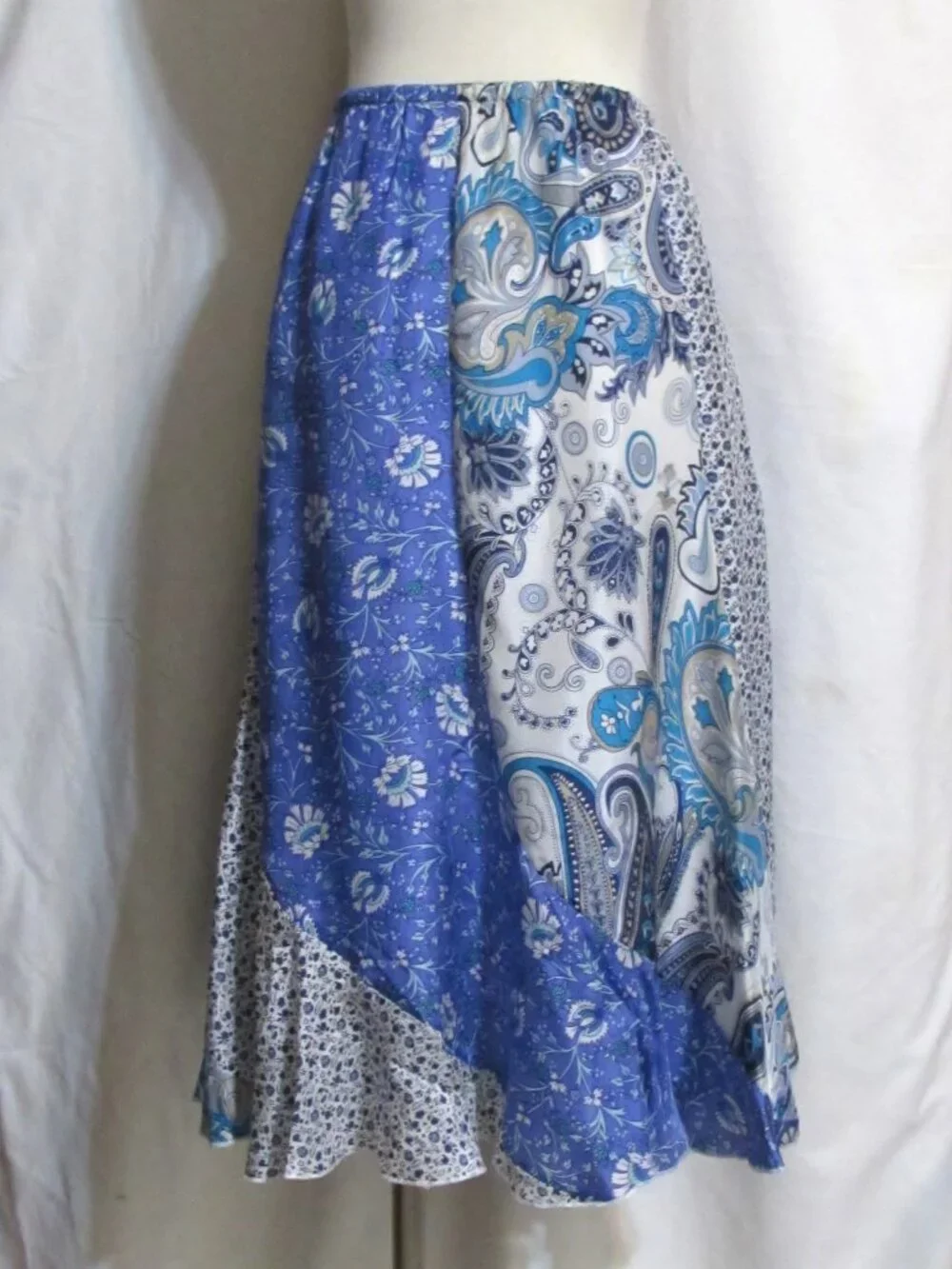 NEW Womens Ladies SUNDANCE Multi Color & Pattern Silk Lined Skirt S Orig $158 - Picture 5 of 7